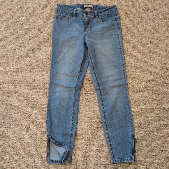 Blue Spice stretch ankle skinny jeans, zippered ankle, size 7 - Picture 1 of 4